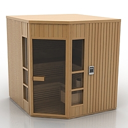 sauna 3D Model Preview #730ded4f