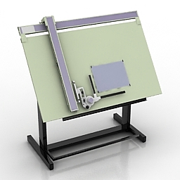 3d Model Drawing Board Category Office Equipment