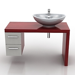 3D Washbasin preview