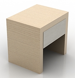 bedside table 3D Model Preview #aec2f799