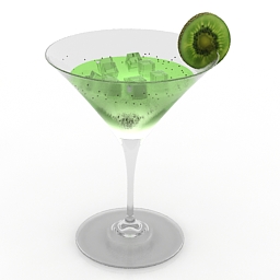 kiwi martini 3D Model Preview #18674906