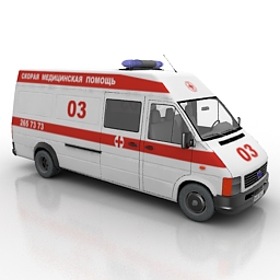 car ambulance 3D Model Preview #f56c1228