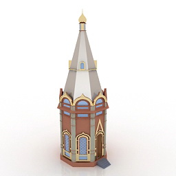church 3D Model Preview #6dcd0e4f