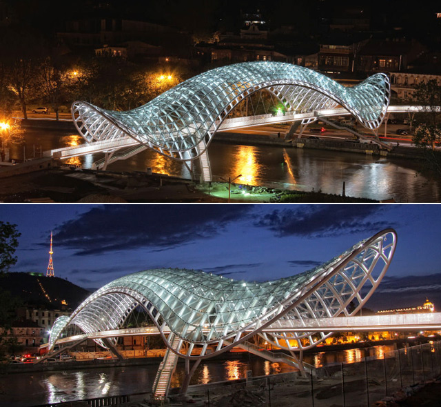 The Bridge of Peace, Tbilisi, Georgia