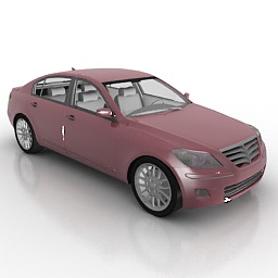 car hyundai genesis 3D Model Preview #cd1654c0