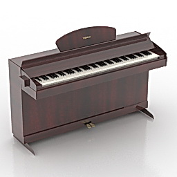 piano yamaha electronic 3D Model Preview #809acbd9