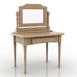 dressing table 2 3D Model Preview #86b54976