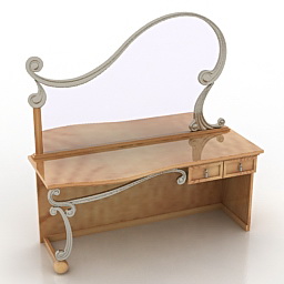 3D Dressing table preview