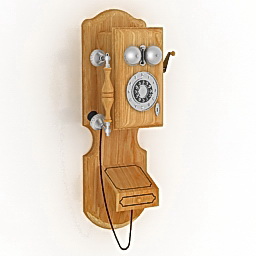 phone crosley antique country style 3D Model Preview #a72e7acc