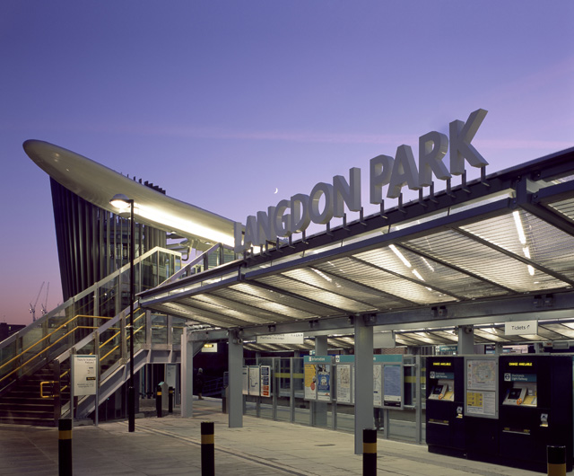 Langdon Park DLR Station, London, UK