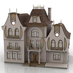house modern 3D Model Preview #82b08683