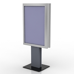 Download 3D Advertising stand