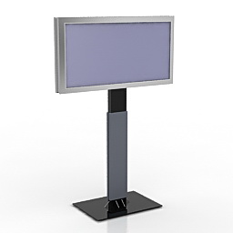 3D Advertising stand preview