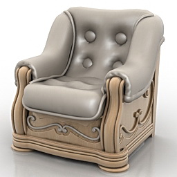 armchair 3D Model Preview #f9ec0559