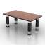 3D "Table and chair high-tech 1" - Interior Collection