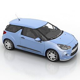 car citroen ds3 3D Model Preview #a8b97687