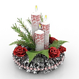 candles 3D Model Preview #885da9f6