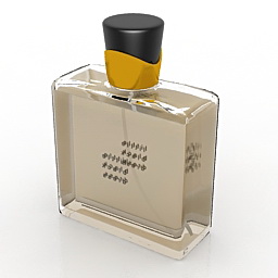 WildFox Perfume Bottle, 3D CAD Model Library