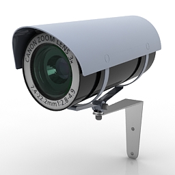 camera surveillance 3D Model Preview #540a98b2