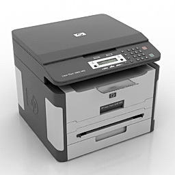 Printer Dp Laser Flash 9000 Mfu N140211 3d Model 3ds For