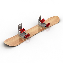 snowboard burton vapor 3D Model Preview #7a7b8313