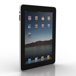 3D iPad tablet preview