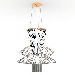 chandelier foscarini allegro ritmico pendelleuchte 3D Model Preview #e27c70dc