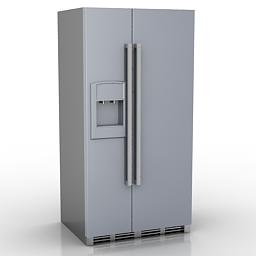 refrigerator bosch kan 58a55 3D Model Preview #07819087