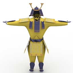 clothing japan samurai 3D Model Preview #a0c809ce