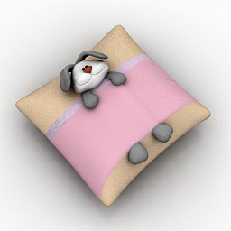pillow 3D Model Preview #6be09c93
