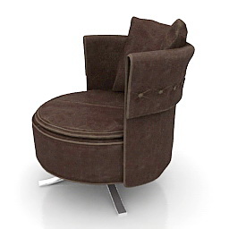 armchair longhi charme 3D Model Preview #b40e4812