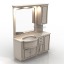 3D "Linearte Silver washbasin" - Interior Collection