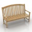 3D "Wood Furniture Table chair bench" - Interior Collection