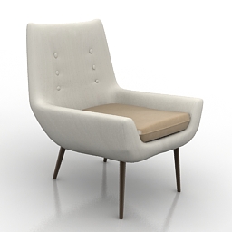 armchair adler 3D Model Preview #eb80d6dc