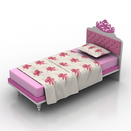 bed 3D Model Preview #620370aa