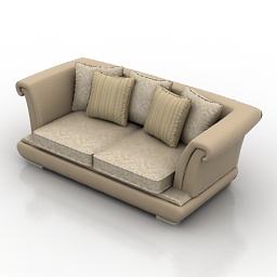 sofa turri lexus 3D Model Preview #d5f6ab2f