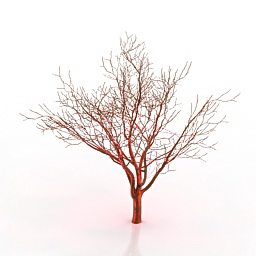 tree with lamps 3D Model Preview #dc94e883