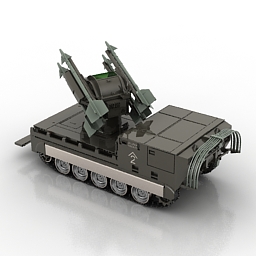 anti-aircraft m730a1 3D Model Preview #2be7943e
