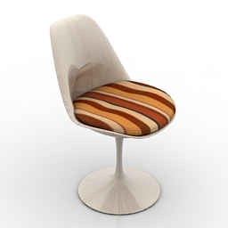 chair knoll tulip 3D Model Preview #b259c6bc