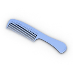 3d Model Comb Category Barber Set Hairbrush Hair Dryer Hair