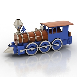 toy locomotive 3D Model Preview #82f85d61