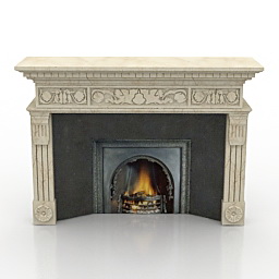 fireplace 3D Model Preview #8d84bd70