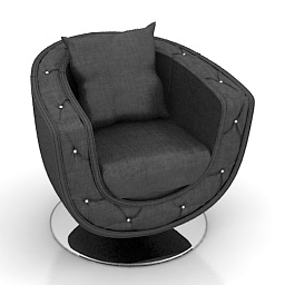 armchair nieri fitzgerald 3D Model Preview #10366763