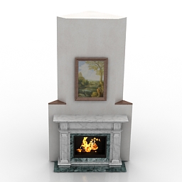 fireplace 3D Model Preview #617f0e7f