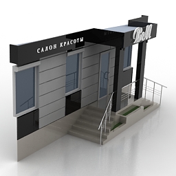 salon entrance 3D Model Preview #c60fa3a4