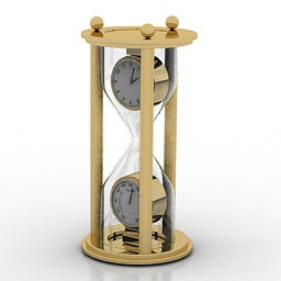 clock sand timer 3D Model Preview #d53499ed