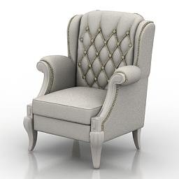 armchair 3D Model Preview #c2c65311
