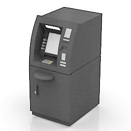 3D Cash machine preview