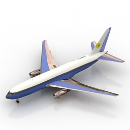 airplane t 767 3D Model Preview #7e51ac34