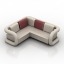 3D "Armchair sofa dest" - Interior Collection